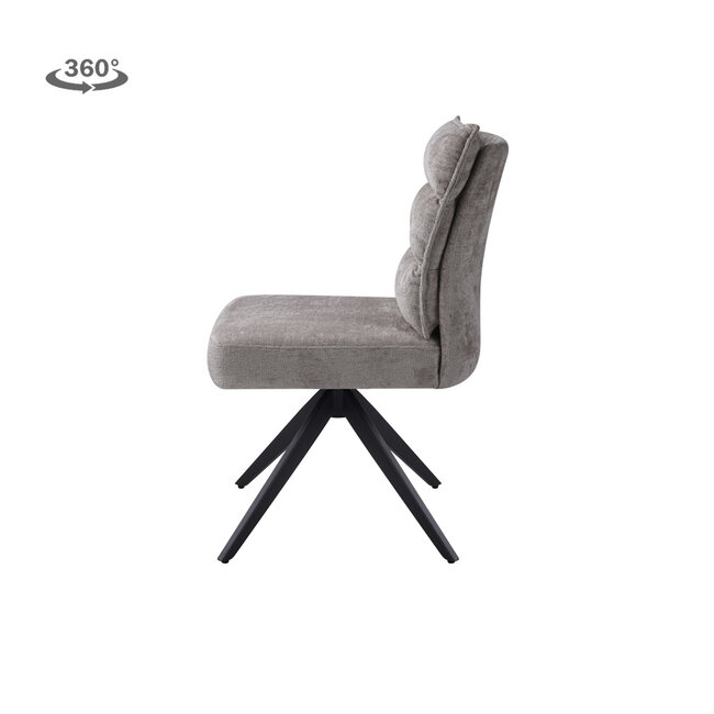Tower Living Rosora Stoel - HZ6068-04 beige (draaibaar)