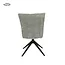 Tower Living Bardi Stoel - fabric Haga 09 silver (draaibaar)
