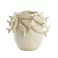 Light en Living Vaas deco 29X28,5X27 cm FISH keramiek creme