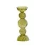Light en Living Kaarsenhouder Ø10x26,5 cm ITINGA glas bubbel olijfgroen