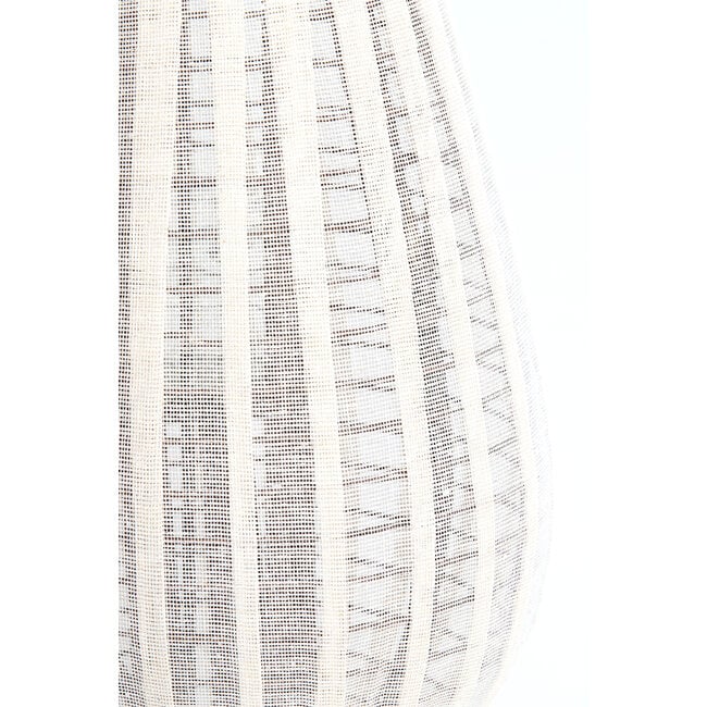 Light en Living Windlicht Ø32x40 cm Dazio Linen Natural+donkerbruin hout