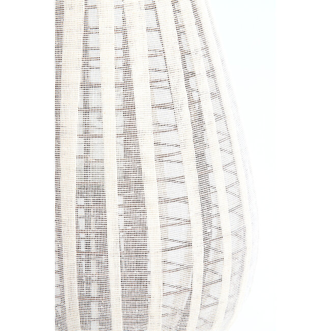 Light en Living Windlicht Ø38X70 cm DAZIO Linen Natural+donkerbruin hout