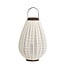 Light en Living Windlicht Ø36X55 cm DAZIO Linen Natural+donkerbruin hout