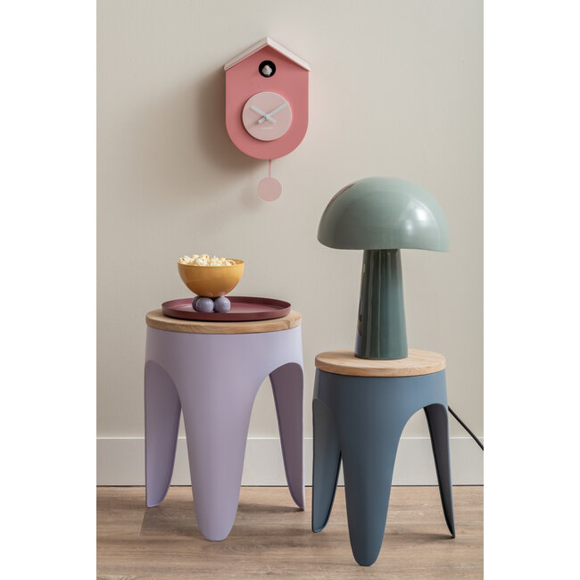 Karlsson Wandklok Grato Cuckoo tan rose met zachtroze