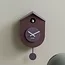 Karlsson Wandklok Grato Cuckoo mauve purple met lavendel paars