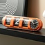 Karlsson Wandklok Tube Flip oranje