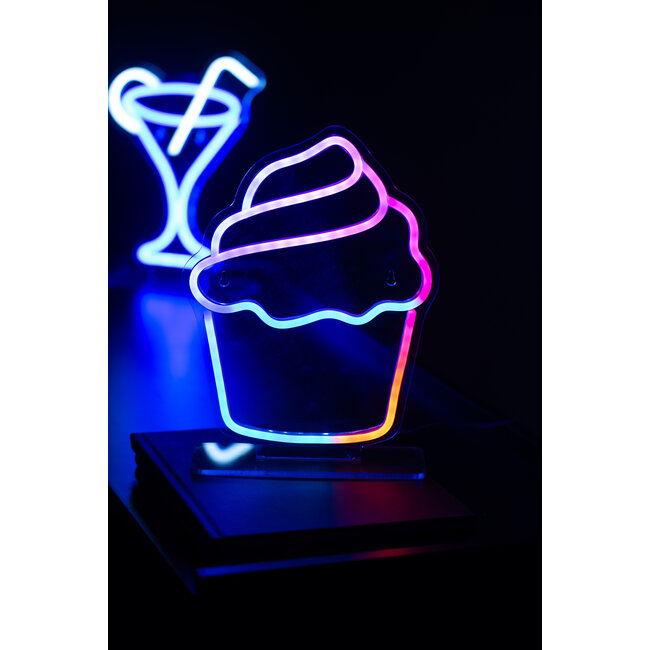 Leitmotiv Neon licht Colour Changing Cupcake