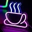 Leitmotiv Neon licht Coffee roze