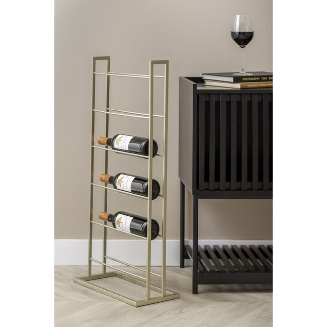 Present Time Wijnrek Single Floor metaal goud