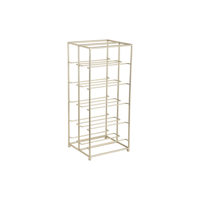 Present Time Wijnrek Dual Floor metaal goud