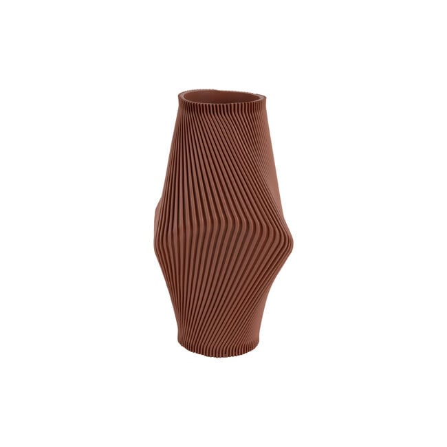Present Time Vaas Twisted Rib groot warm bruin