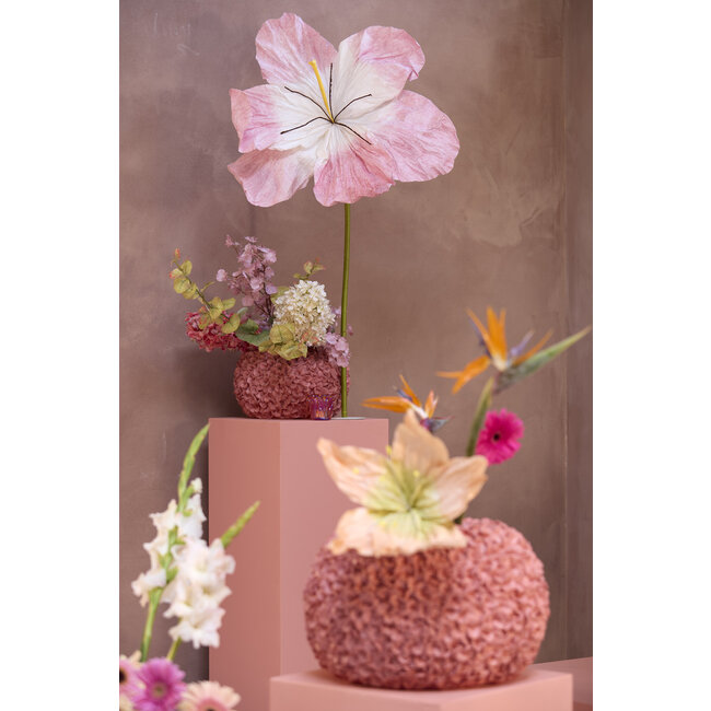 Light en Living Vaas deco Ø47,5x30 cm PHYLIA coral