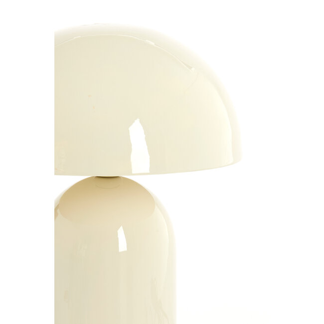 Light en Living Tafellamp Ø23X35 cm TOLIMA shiny creme