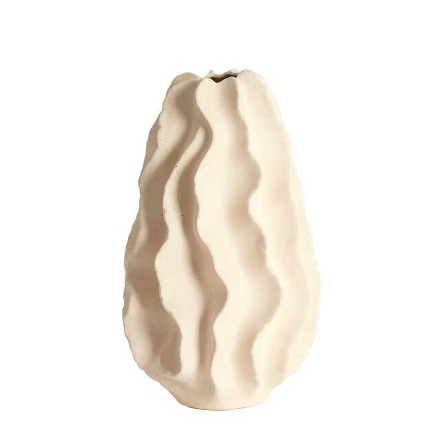 Light en Living Vaas Deco Ø22,5X37,5 cm NELANI mat crème