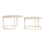 Light en Living Salontafel S/2 Ø65x38+Ø75x42 cm SADAR zand+l bruin gespikkld