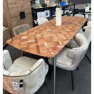 PTMD Eettafel Fieron Acacia naturel ovaal 240 cm - Showroommodel