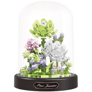 Balody 3D bouwset Jasmine onder stolp
