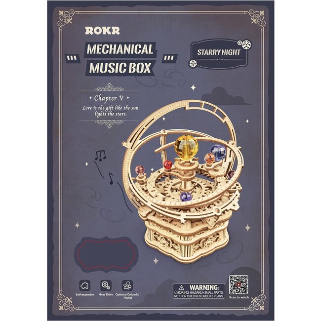 Robotime Houten puzzel Story night