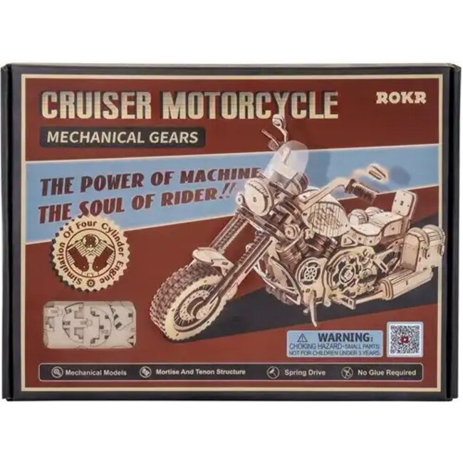 Robotime Houten puzzel Motor