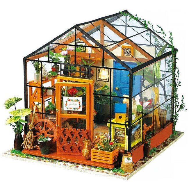 Robotime Houten bouwpakket Cathy's flower house