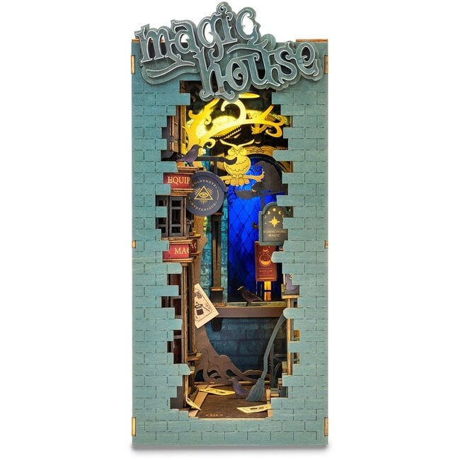 Robotime Houten Bouwpakket Book Nook Magic House