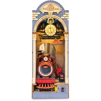 Robotime Houten Bouwpakket Book Nook Time Travel