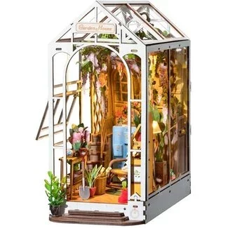 Robotime Houten Bouwpakket Book Nook Garden House
