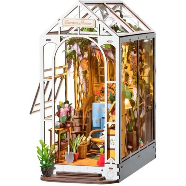 Robotime Houten Bouwpakket Book Nook Garden House