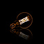 WoonStijl Lichtbron LED filament bol Ø9 5 - E27 6W dimbaar / Amberkleurig glas