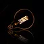 WoonStijl Lichtbron LED filament bol Ø12 5 - E27 6W 2100K 450lm dimbaar / Amberkleurig glas