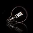 WoonStijl Lichtbron LED filament bol Ø12 5 - E27 6W 2100K 450lm dimbaar / Smoke grey glas