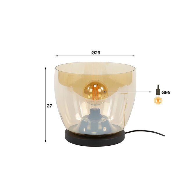 WoonStijl Vloerlamp UP L - Smoke