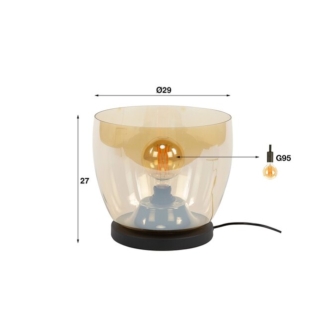 WoonStijl Vloerlamp UP L - Koper