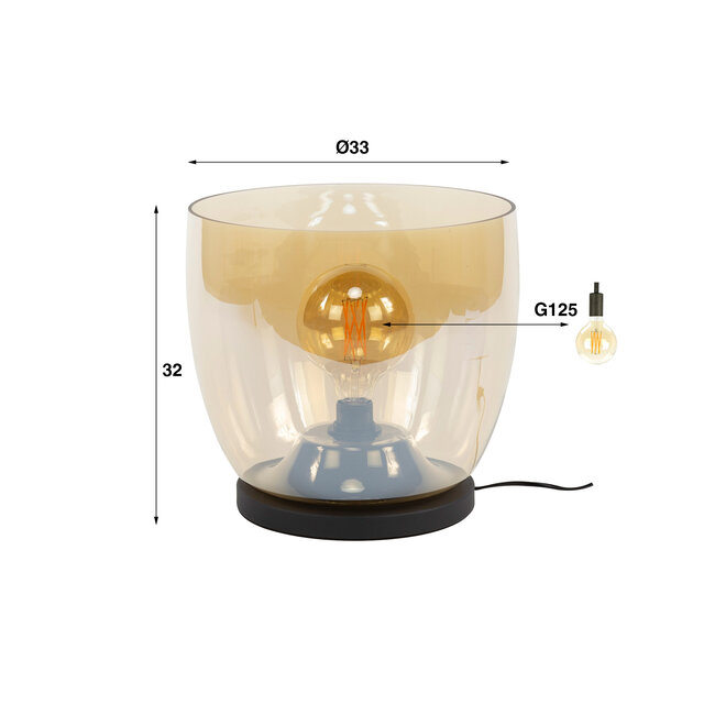WoonStijl Vloerlamp UP XL - Smoke
