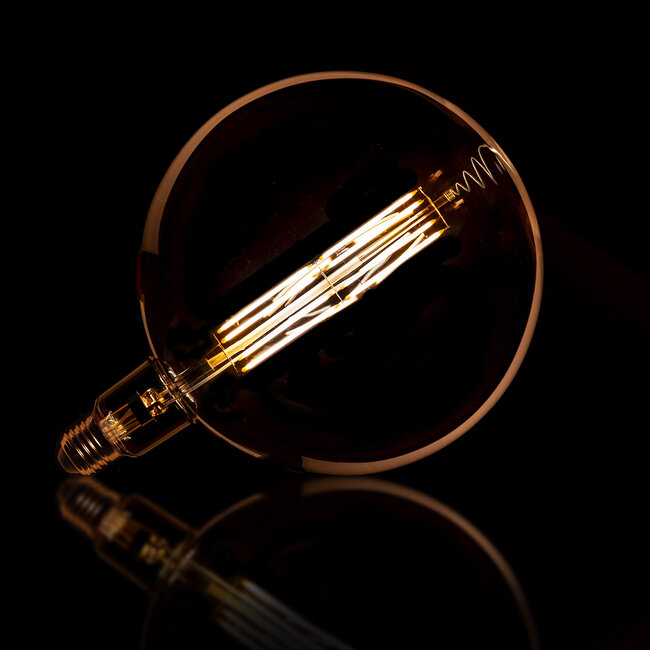 WoonStijl Lichtbron LED filament bol Ø20 amber