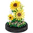 Balody Bouwset Yellow Sunflowers onder stolp