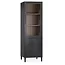 WoonMax Vitrinekast Gamma 1 deur glas en 1 deur - Showroommodel