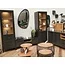 WoonMax Vitrinekast Gamma 1 deur glas en 1 deur - Showroommodel