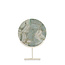Light en Living Ornament op voet 35x12x50 cm GOUYA in Groen Agaat en Crème