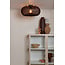 Good&Mojo Plafondlamp Arizona bamboe ø50 burgundy S