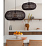 Good&Mojo Hanglamp Arizona bamboe ø70 burgundy L