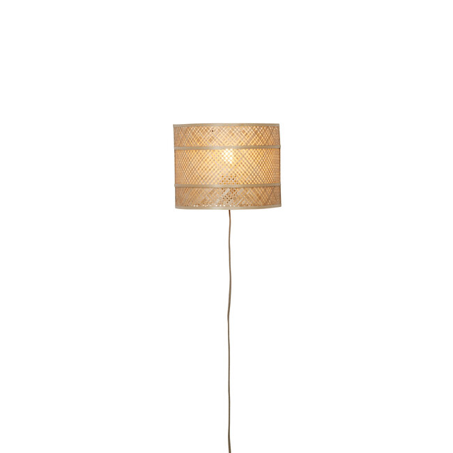 Good&Mojo Wandlamp Langkawi bamboe 32x1x6x25cm naturel