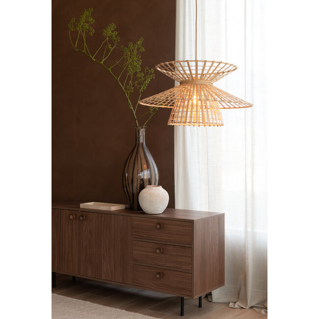 Good&Mojo Hanglamp Machu Picchu bamboe ø57xh.27cm naturel