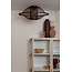 Good&Mojo Plafondlamp Maui bamboe ø70xh.30cm burgundy L