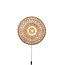 Good&Mojo Wandlamp Arizona bamboe ø50x23cm naturel S