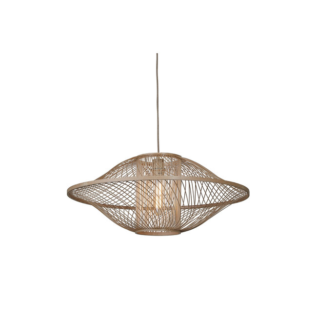 Good&Mojo Hanglamp Maui bamboe ø70xh.30cm naturel L