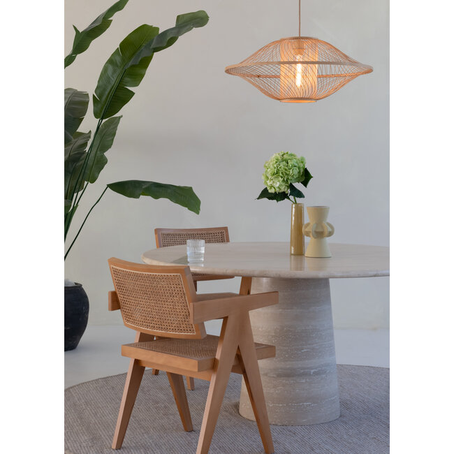 Good&Mojo Hanglamp Maui bamboe ø70xh.30cm naturel L