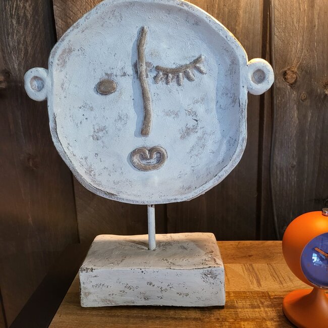 Countryfield Ornament gezicht Picasso wit
