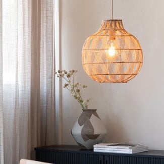 Good&Mojo Hanglamp Mendoza bamboe ø35xh.35cm naturel S