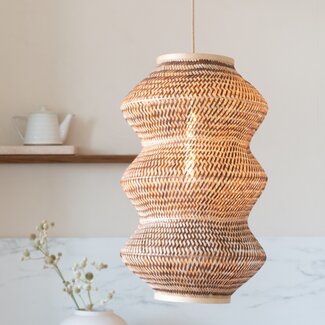 Good&Mojo Hanglamp Barbados bamboe ø40xh.67cm naturel /bruin XL
